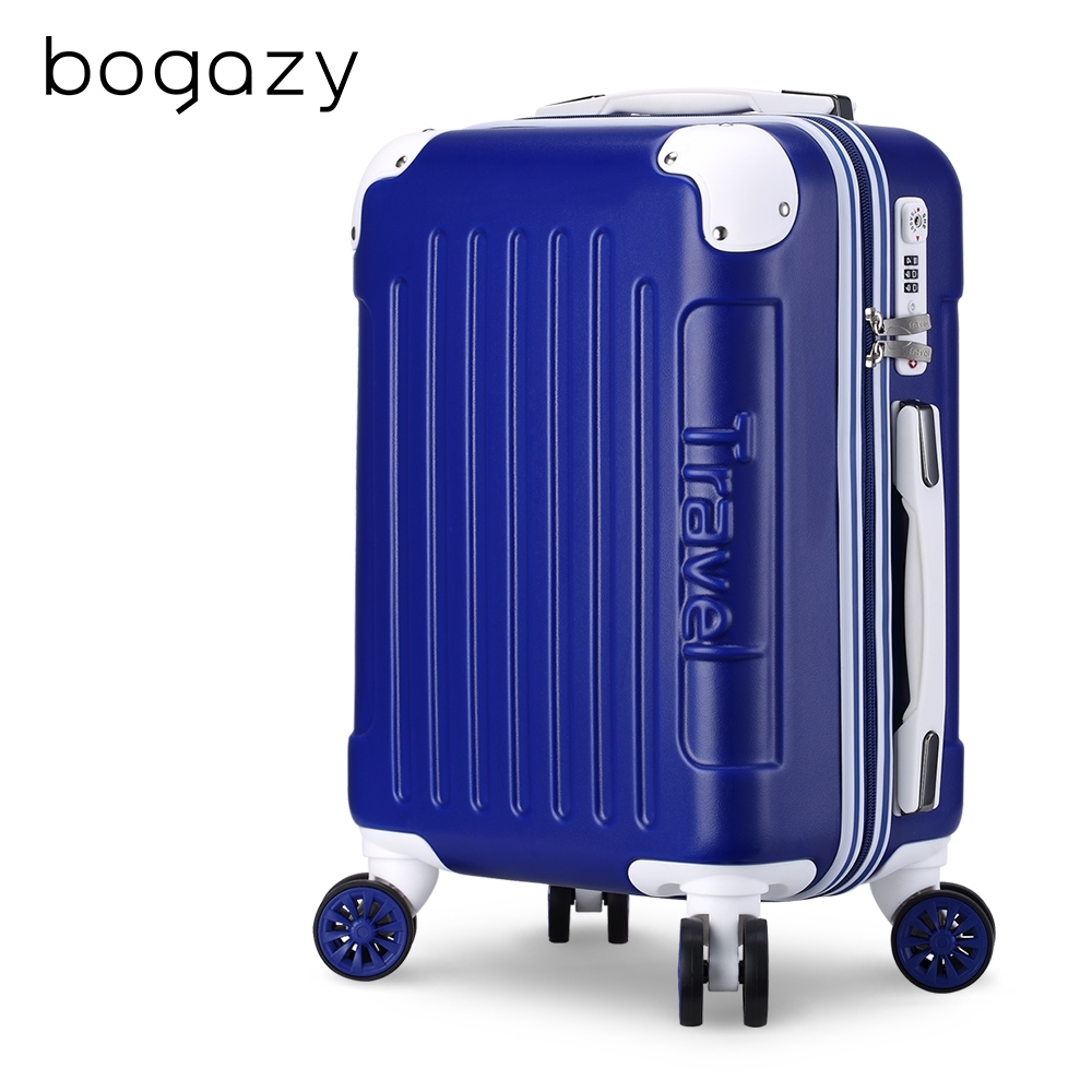 Bogazy 繽紛蜜糖 18吋霧面行李箱(寶石藍)