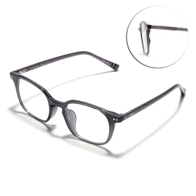 CARIN 膠框方框光學眼鏡 NewJeans代言/透灰#DUVE C4