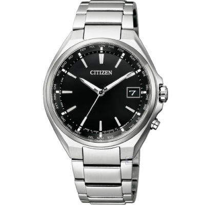 CITIZEN 星辰 五局電波接收經典電波錶(CB1120-50E)38mm