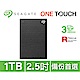 SEAGATE 希捷 One Touch HDD 1TB USB3.0 2.5吋外接式行動硬碟-極夜黑 (STKY1000400) product thumbnail 1