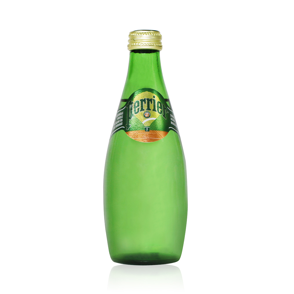 法國Perrier沛綠雅 氣泡天然礦泉水法網限量瓶(原味)(330mlx24入)