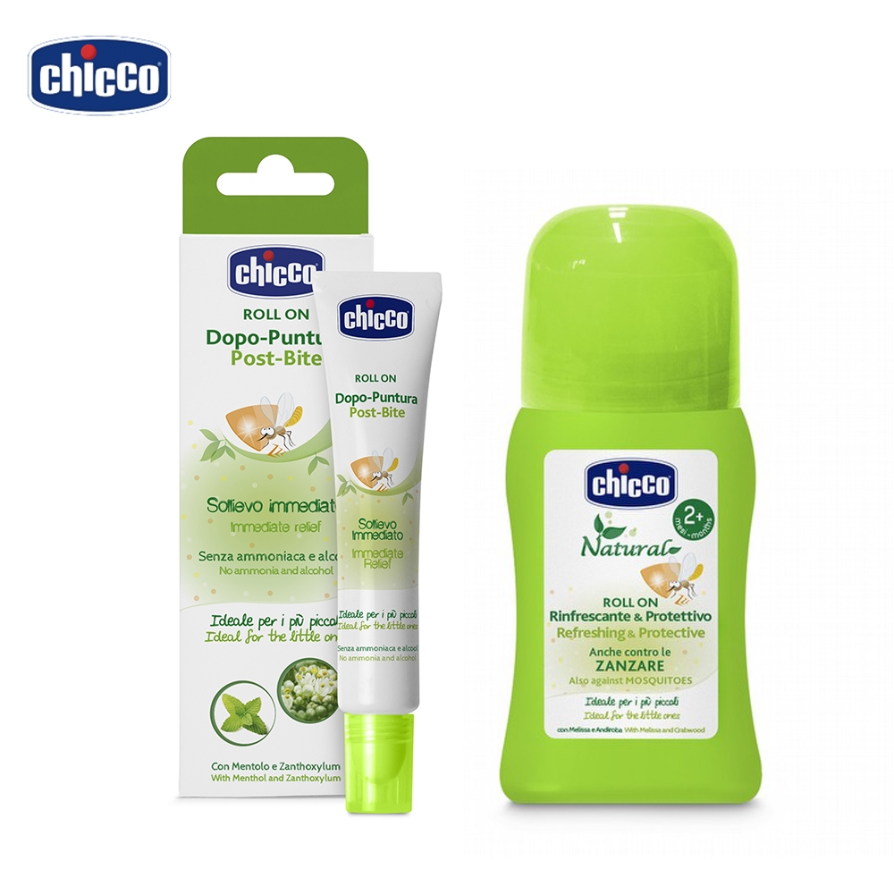 chicco-草本舒緩肌膚修護筆10m+草本防蚊滾珠60ml