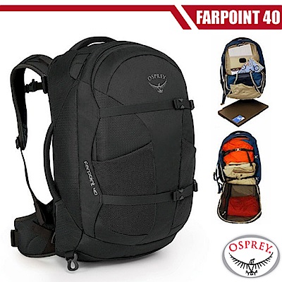 美國 OSPREY 新款 Farpoint 40L 多功能行李背包_火山灰 R