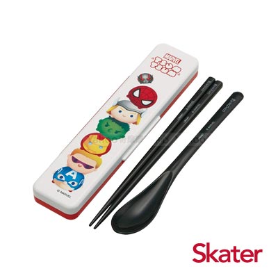 Skater湯匙筷子組(附盒) 復仇者聯盟TSUM