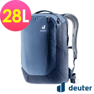 【deuter 德國】Giga 28L旅遊背包3812321深藍/戶外健行包/書包/通勤背包/休閒後背包/筆電商務包*