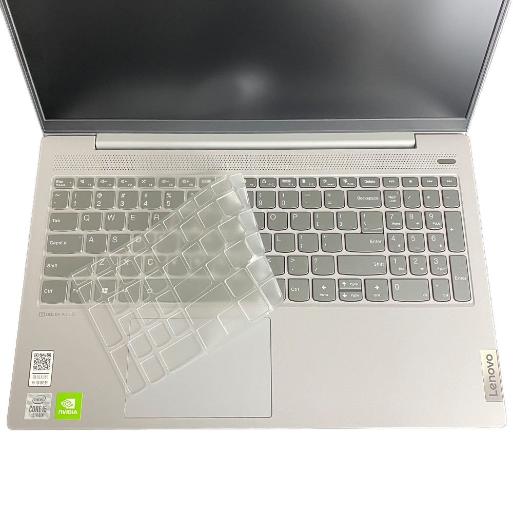 EZstick Lenovo IdeaPad Slim 5i 15 IIL 專用 奈米銀抗菌 TPU 鍵盤膜