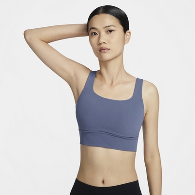 NIKE AS W NK ALATE ELLIPSE LL BRA 女運動內衣-藍-DO6620491