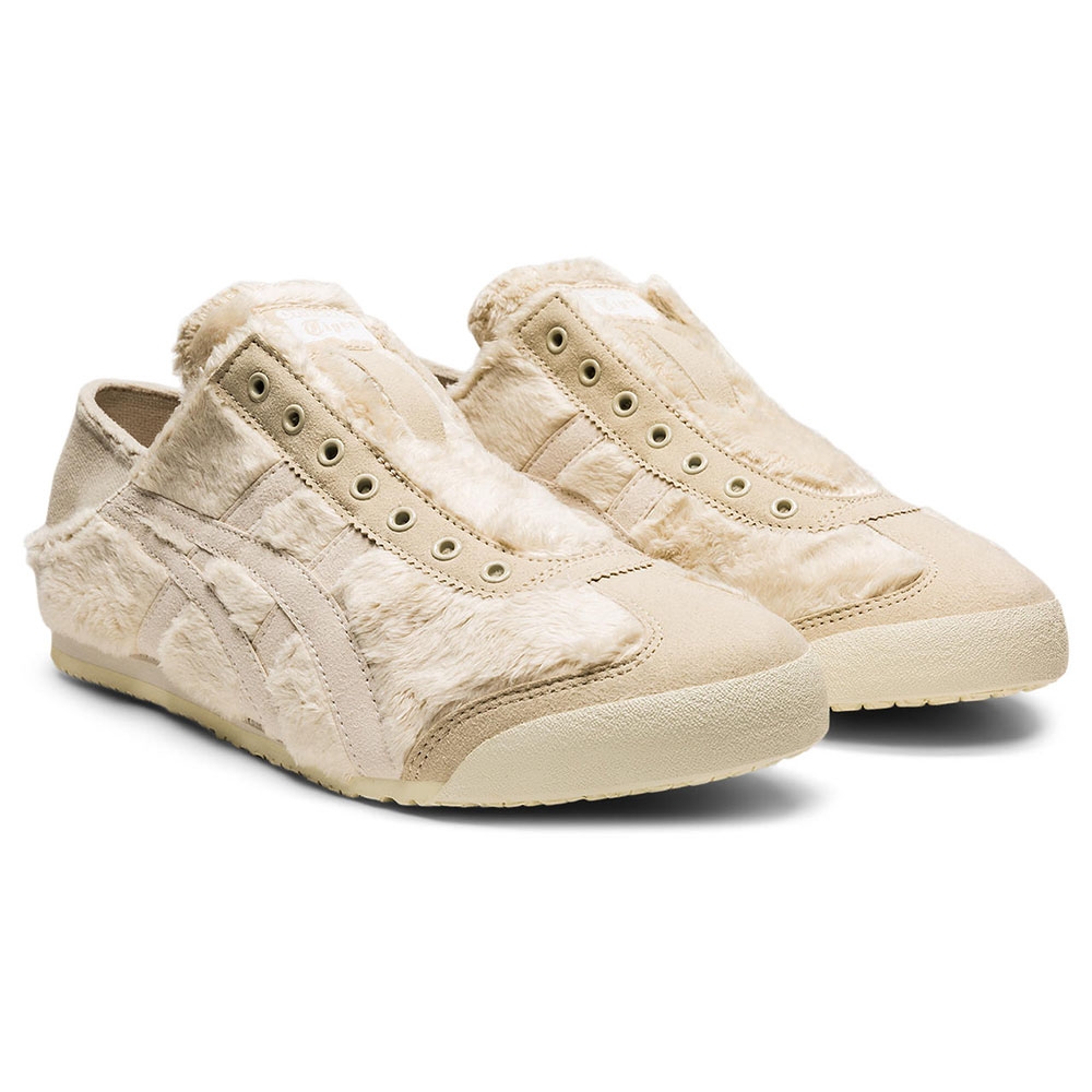 Onitsuka Tiger】鬼塚虎-米底絨毛米虎爪紋MEXICO 66 PARATY 休閒鞋