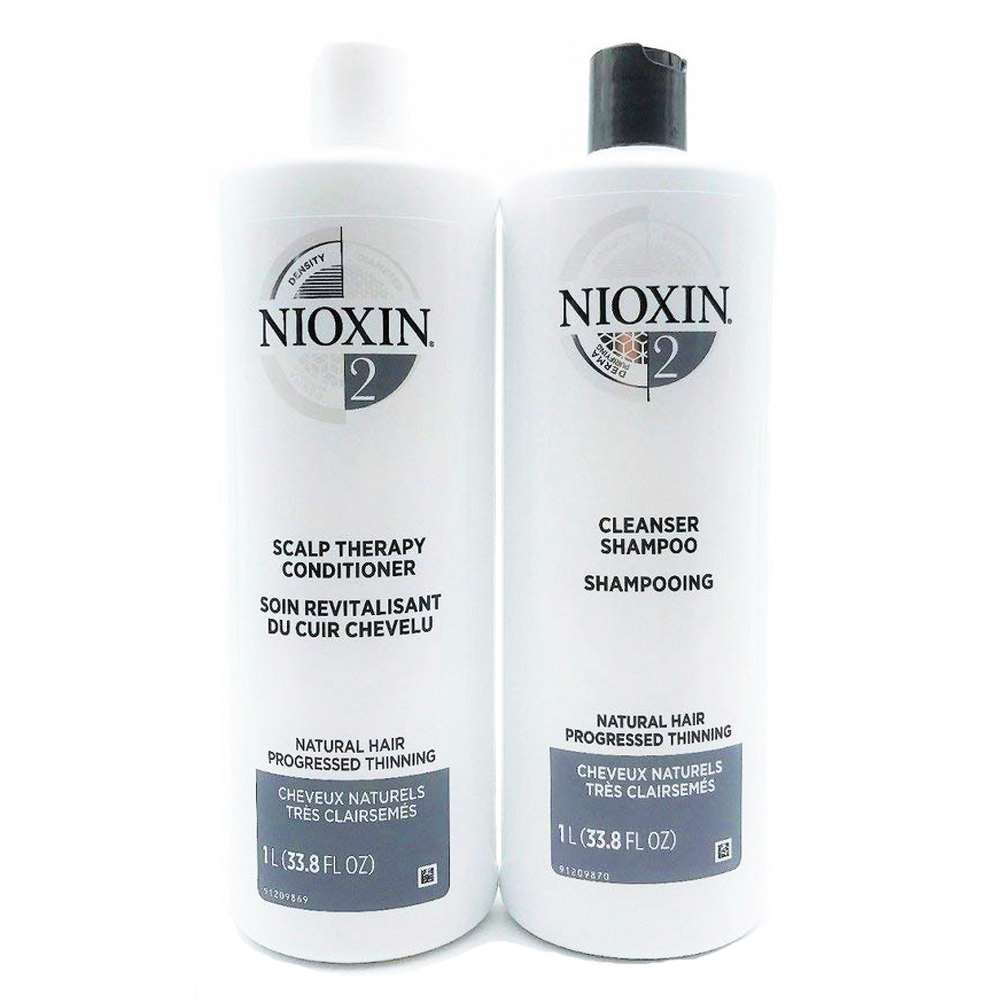 NIOXIN儷康絲 賦活 #2頭皮潔淨露1000ml+#2頭皮理療霜1000ml