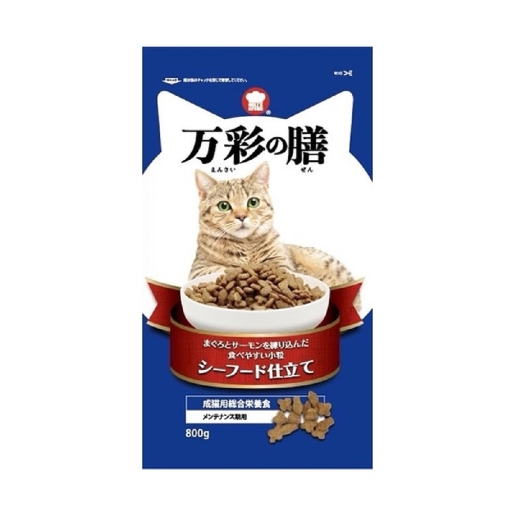 【4入組】HELL'S  KITCHEN海兒廚房-万彩膳食海陸貓糧 三種口味 貓飼料 800g(購買第二件都贈送寵鮮食零食*1包 )