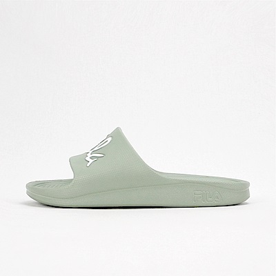 Fila Sleek Slide 2 [4-S326W-611] 男女 涼拖鞋 休閒 防水 草寫 Logo 穿搭 綠 白