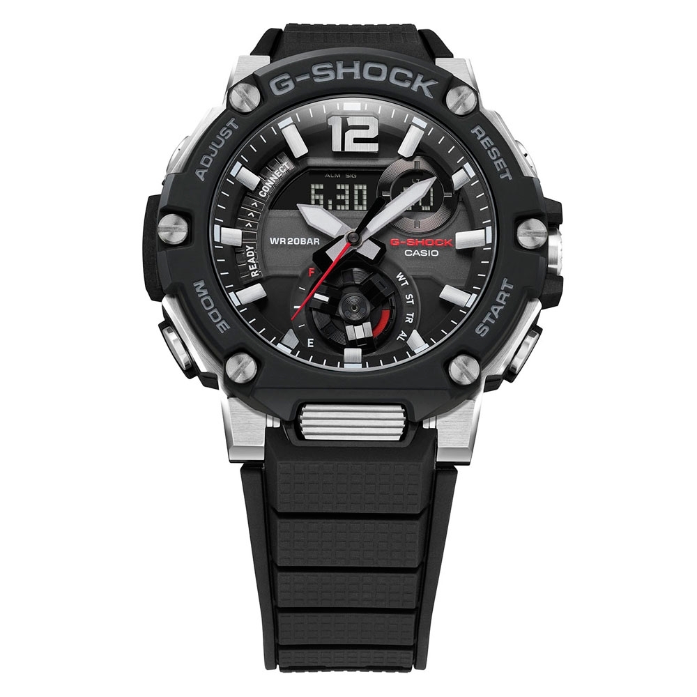 CASIO卡西歐 G-SHOCK 藍牙 太陽能 碳纖維防護 GST-B300-1A_50mm | G-SHOCK | Yahoo奇摩購物中心