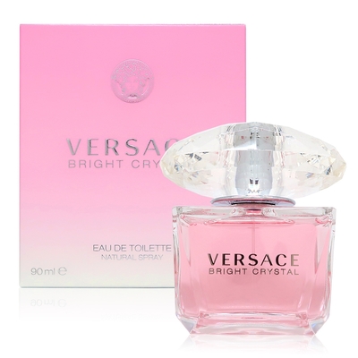 Versace凡賽斯 Bright Crystal 香戀水晶女性淡香水 EDT 90ml (平行輸入)