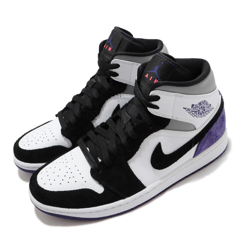 Nike 休閒鞋 Air Jordan 1代 SE 男鞋 Varsity Purple AJ1 喬丹 黑 紫 852542105