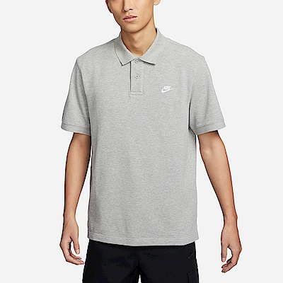 Nike AS M NK CLUB SS POLO PIQUE [FN3895-063] 男 POLO衫 短袖上衣 灰