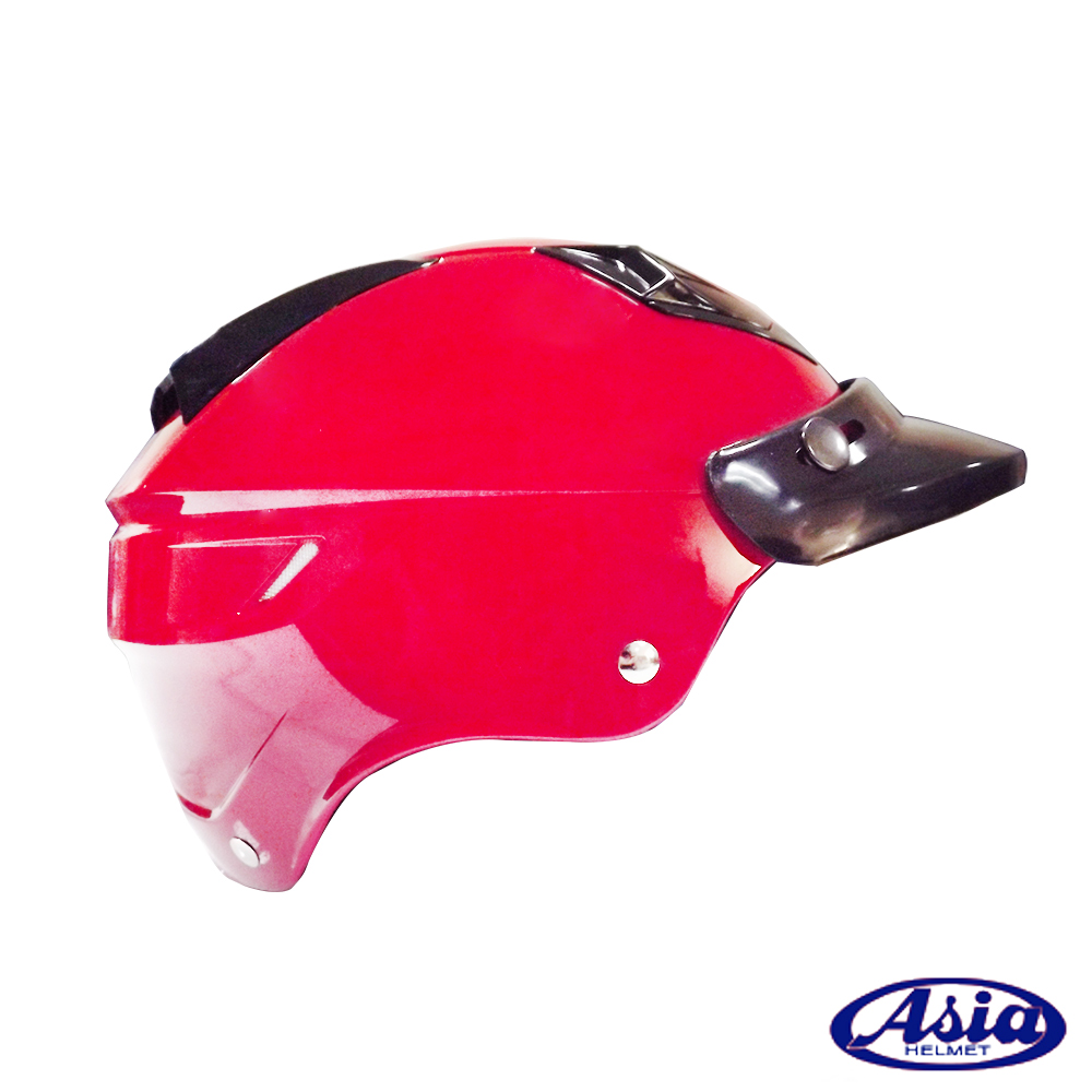ASIA A-613四合扣半罩式安全帽(不含鏡片) 桃紅