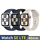 Apple Watch SE LTE 40mm 鋁金屬錶殼搭配運動型錶帶 product thumbnail 1