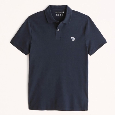 AF Abercrombie & Fitch A&F 短袖POLO 藍色 2303