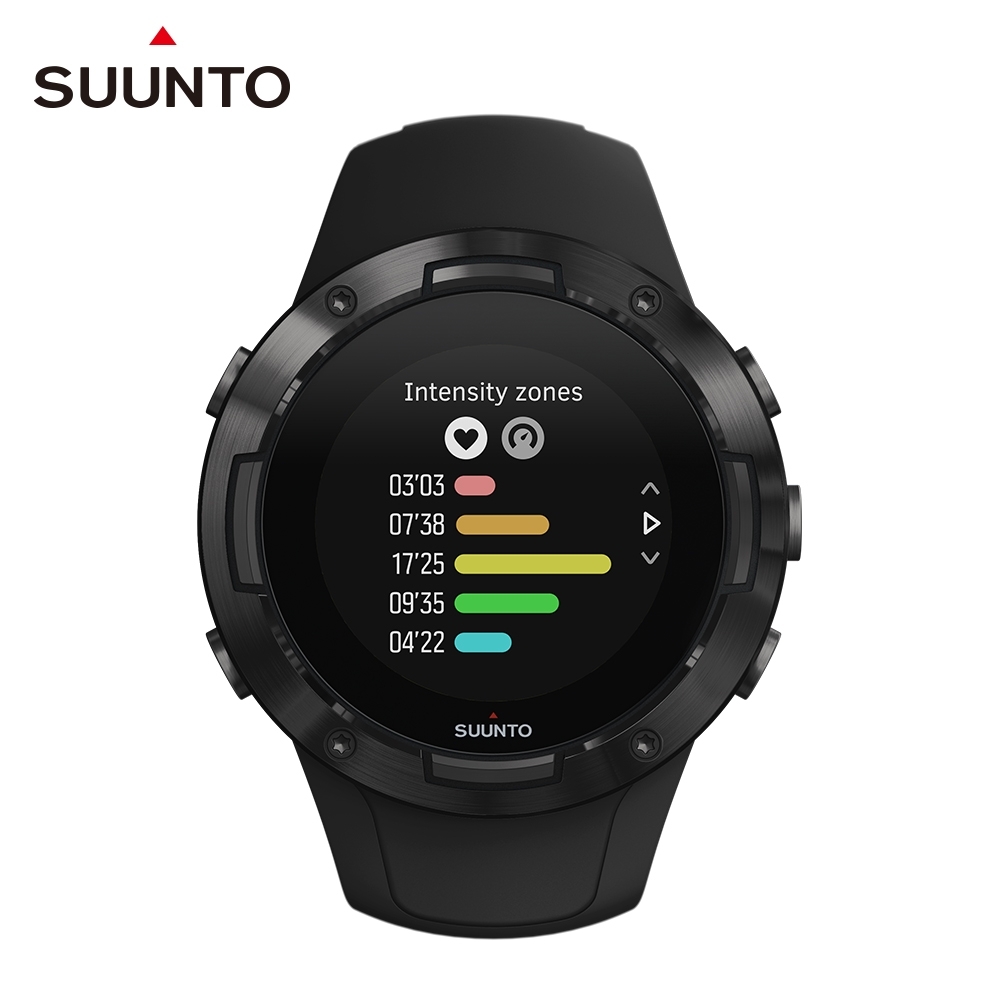 SUUNTO 5 堅固輕巧質精、絕佳電池續航力的多項目運動GPS腕錶 (經典黑)