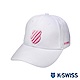 K-SWISS Basic 3D Shield Logo Cap時尚棒球帽-白 product thumbnail 1