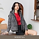 現貨【MEDUSA 曼度莎】I'care 超蓬鬆黑白格羽絨外套（90%羽絨）（M-XL）｜女外套 女夾克 product thumbnail 1