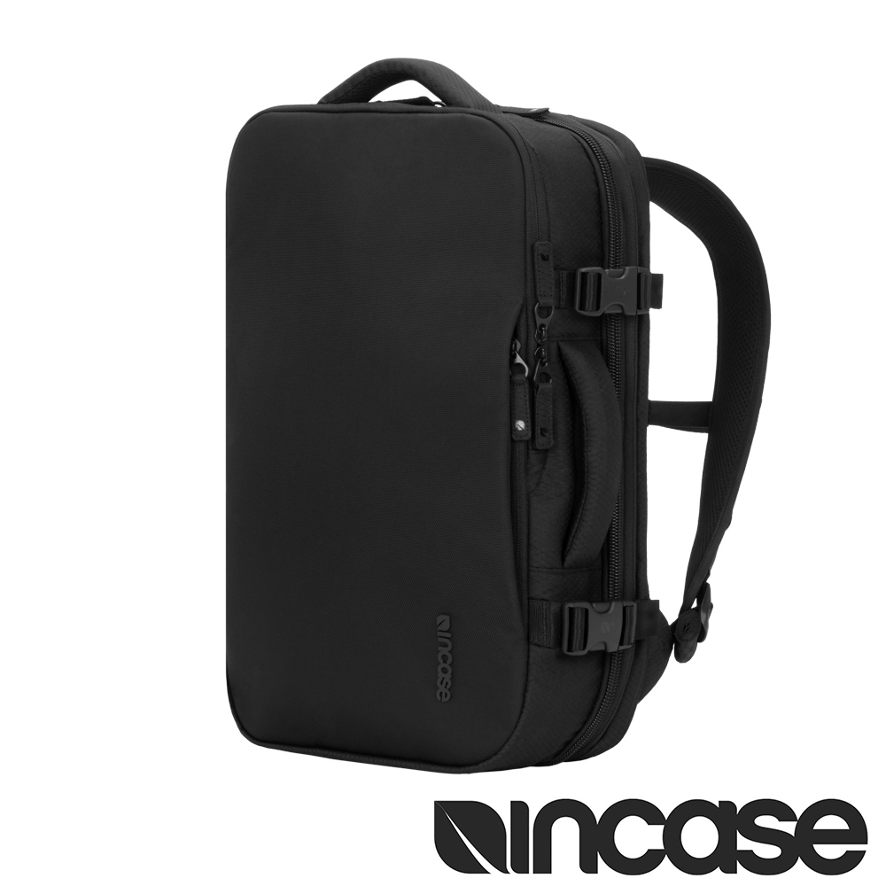 Incase VIA Backpack 15吋 可擴充旅行筆電後背包-鑽石格紋黑