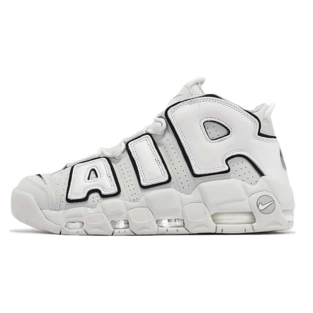 Nike 休閒鞋Air More Uptempo 96 男鞋女鞋白灰大AIR 氣墊運動鞋FB3021