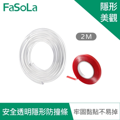 FaSoLa 多用途保護寶貝安全透明隱形防撞條(2M)