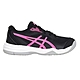 ASICS UPCOURT 5 GS 女兒童排羽球鞋-訓練  亞瑟士 1074A039-002 黑亮桃紅 product thumbnail 1