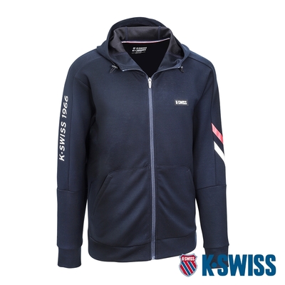K-SWISS Active Jacket連帽運動外套-男-藍