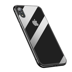 iPhone XR 金屬全包覆 磁吸雙面玻璃 手機保護殼