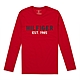 Tommy Hilfiger 熱銷印刷文字圖案長袖T恤-紅色 product thumbnail 1