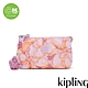 Kipling 粉橘花卉印花三夾層配件包-CREATIVITY L product thumbnail 1