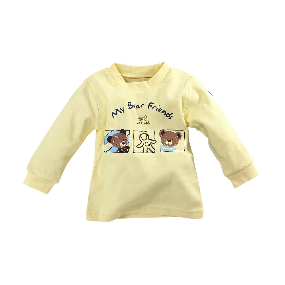 魔法Baby~1~2歲幼兒上衣 台灣製秋冬厚款幼童長袖T恤  k61580