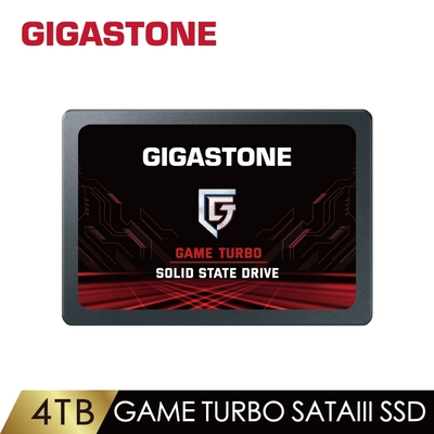 GIGASTONE 4TB Game Turbo SSD SATA III 2.5吋固態硬碟