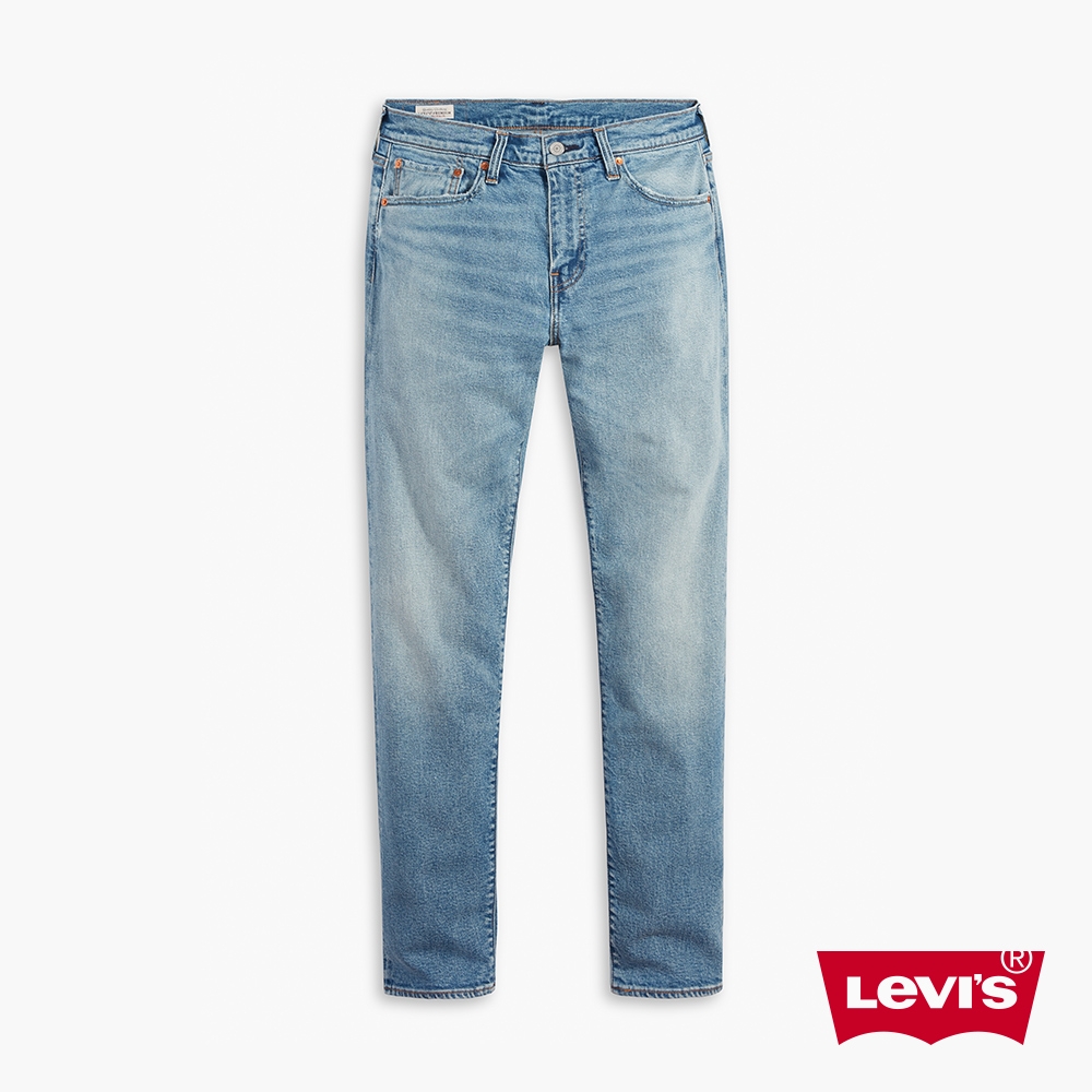 Levis 男款 上寬下窄 502Taper牛仔褲 復古水洗刷白 天絲棉 彈性布料