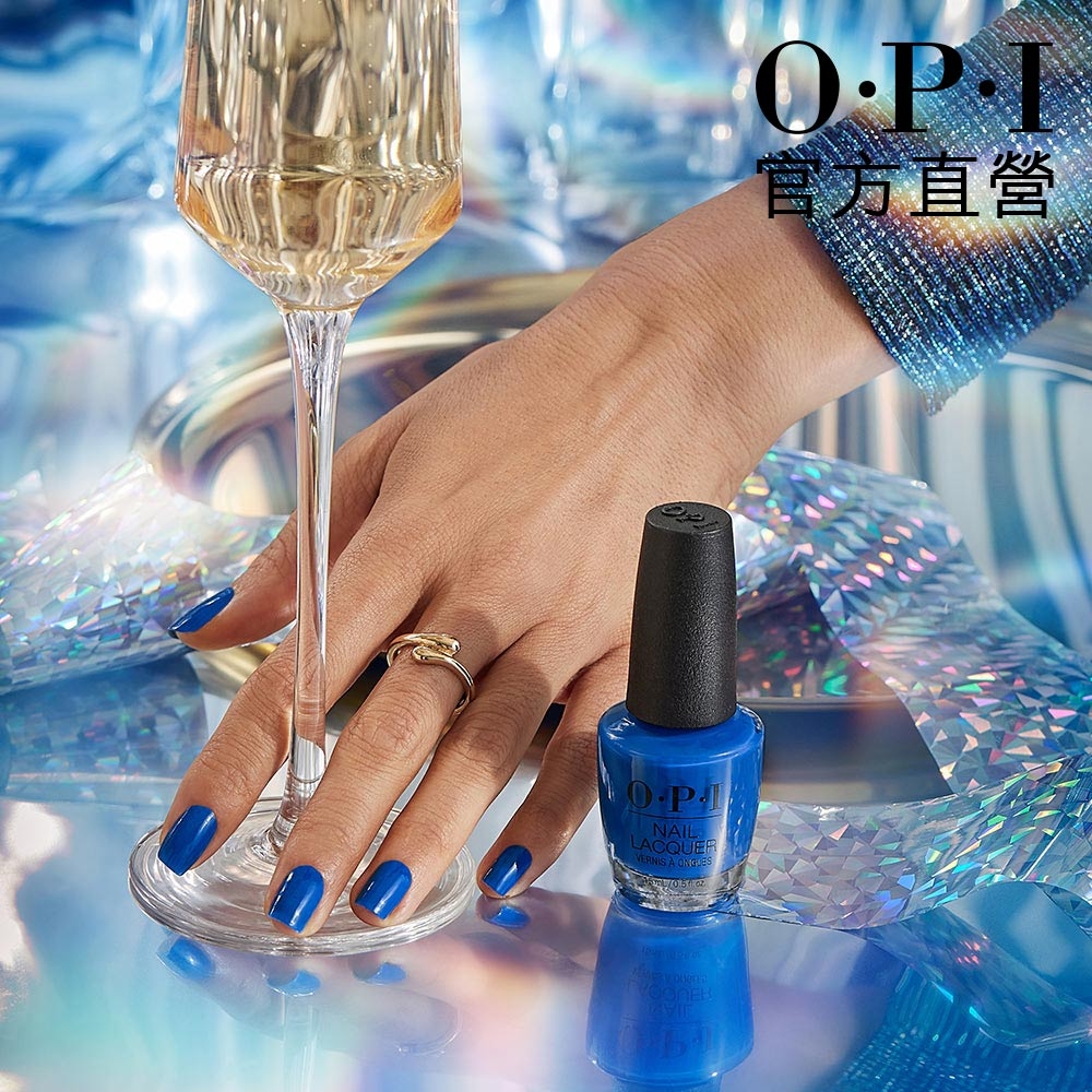 OPI 藍色跨年夜 經典指甲油-HRN09．小黑蓋/歡慶嘉年華系列指彩/美甲彩繪/官方直營