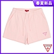 GUESS-女裝-純色簡約拉繩休閒短褲-粉 原價2290 product thumbnail 1