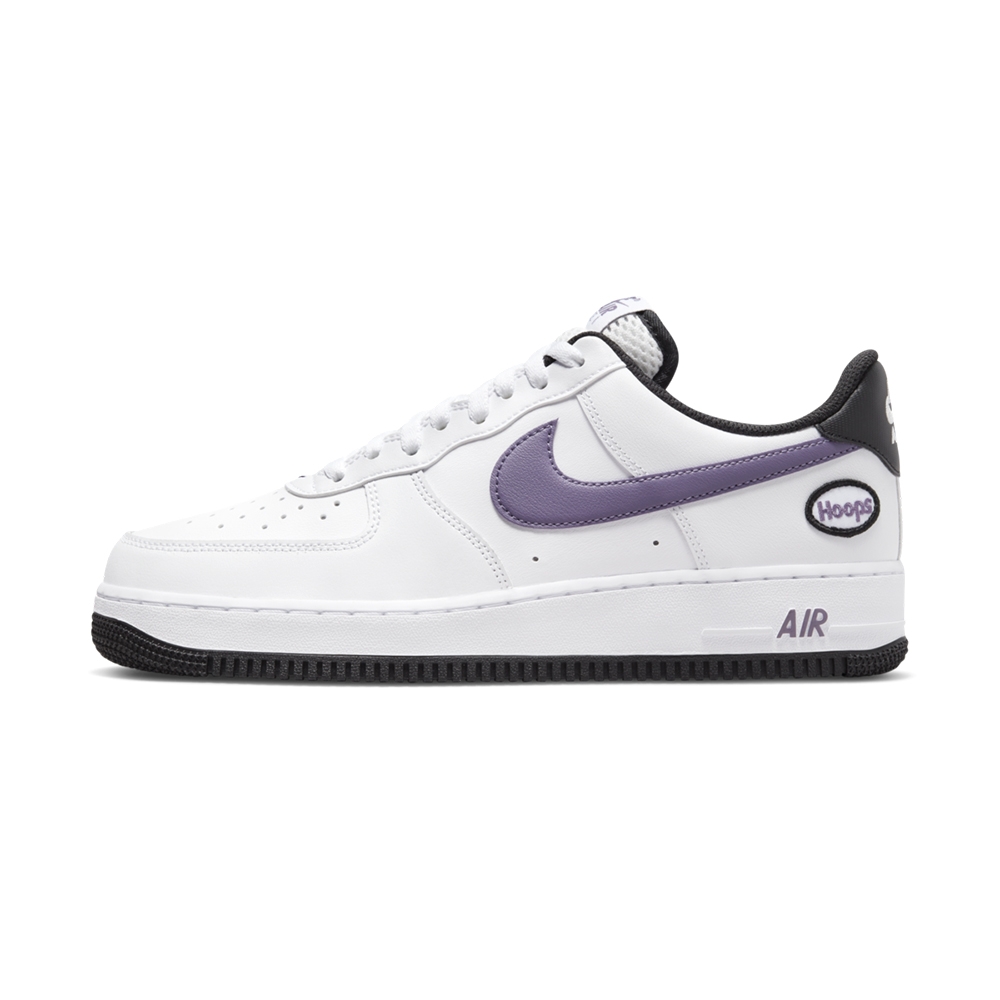 Nike Air Force 1 07 LV8 Hoops 男鞋白色紫色經典復古休閒鞋DH7440-100