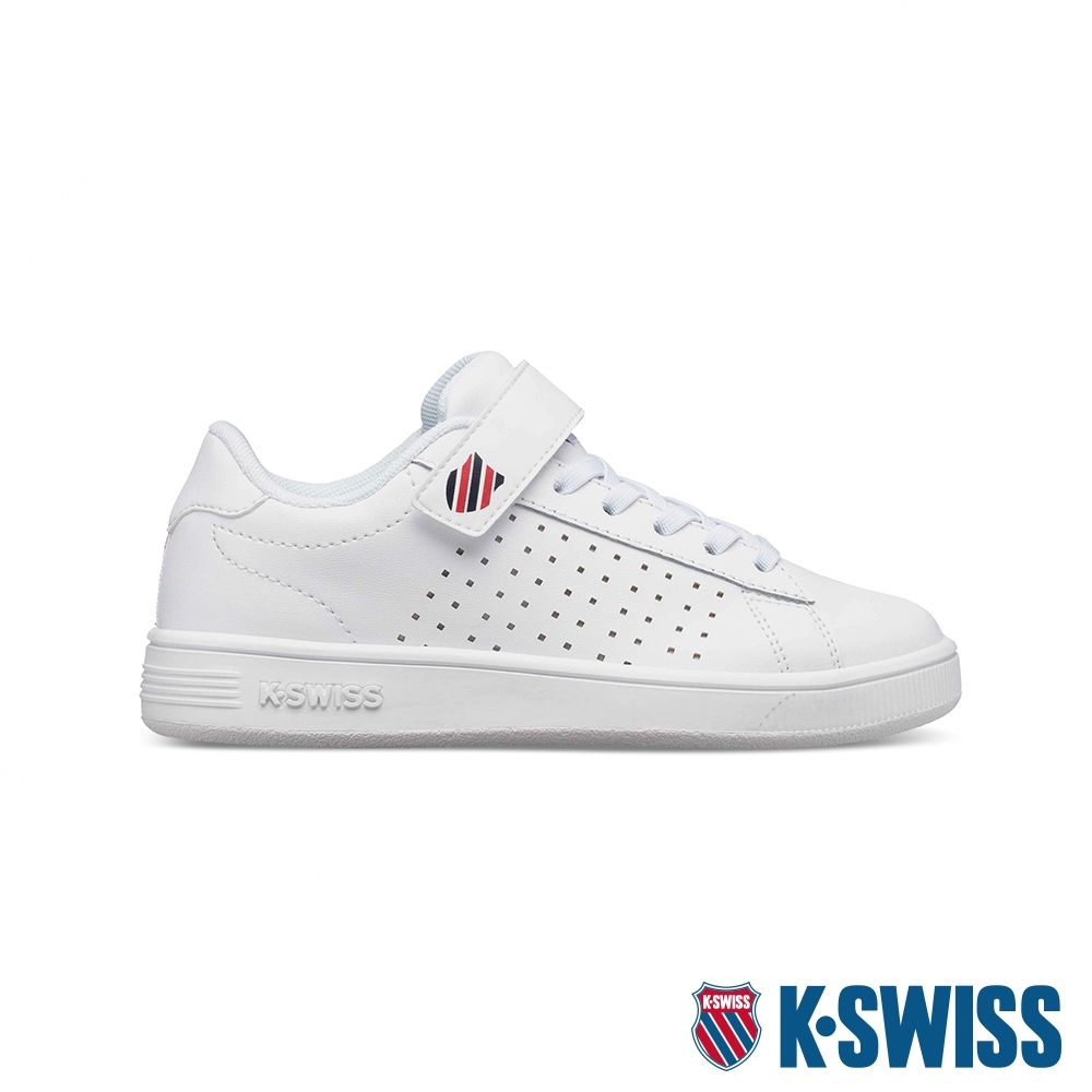 K-SWISS Court Casper VLC時尚運動鞋-童-白