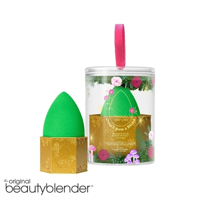 beautyblender 原創美妝蛋-童話故事限定組-原創美妝蛋-氧森綠+金色森林美妝蛋蛋座