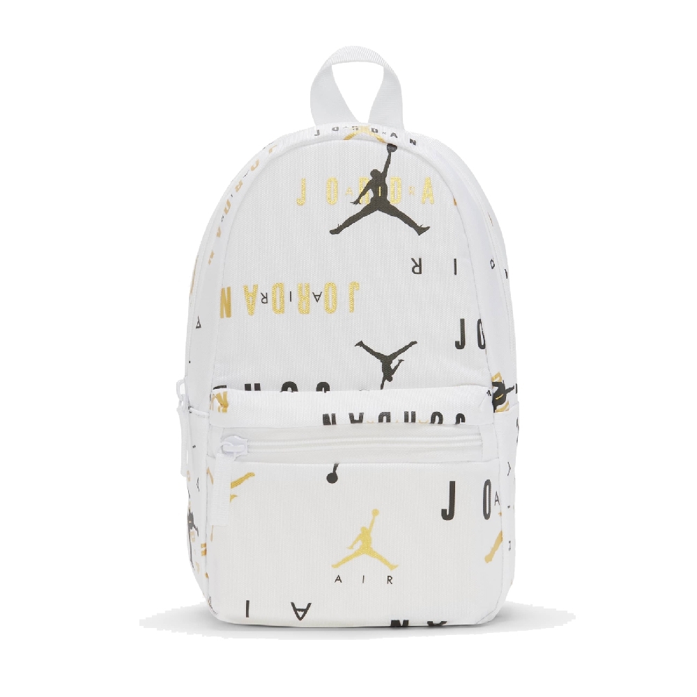 Nike 後背包 Jordan Air Backpack 女款 喬丹 飛人 小包 基本款 外出 輕便 白 黑 JD2143005TD-002