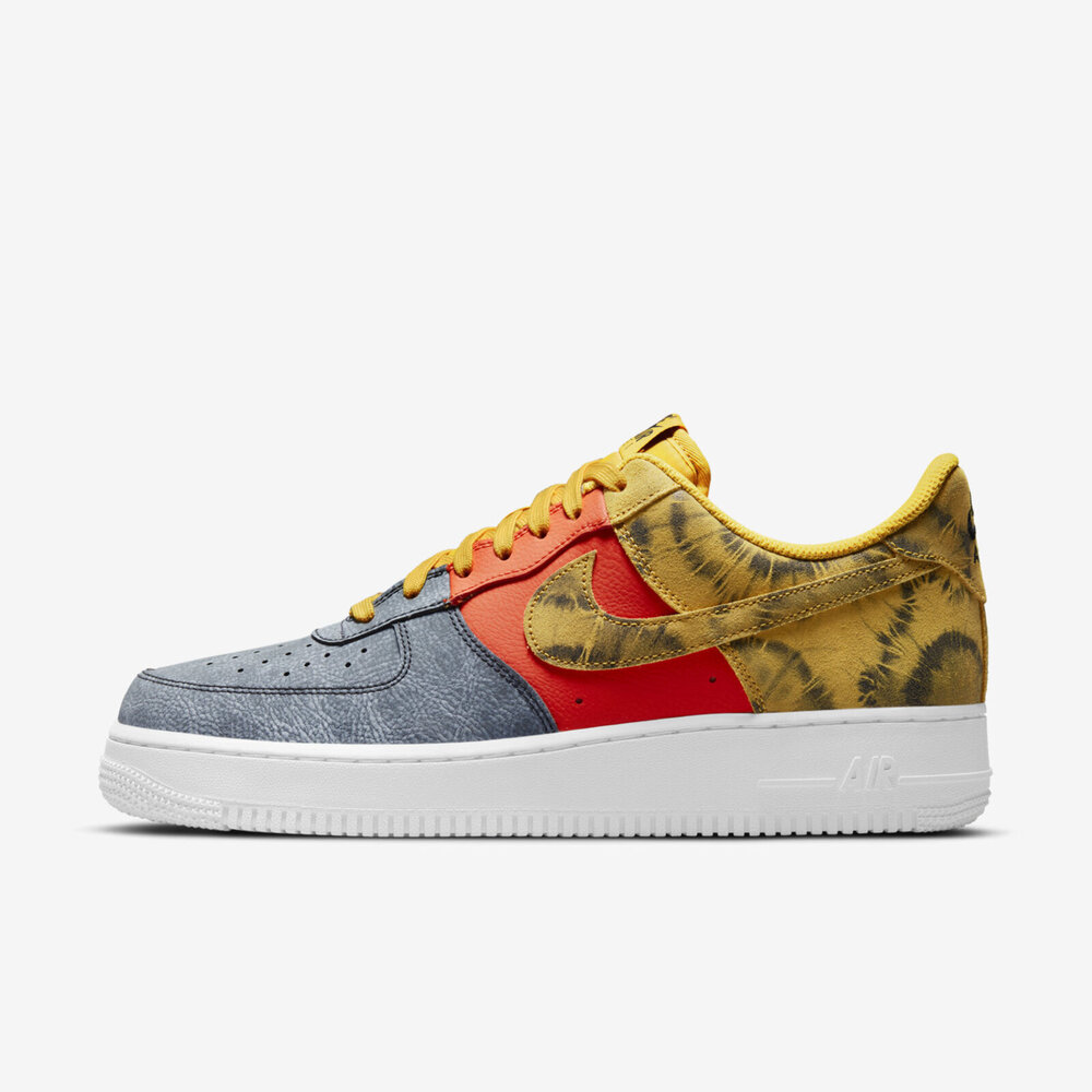 Nike Air Force 1 07 Lv8 [CZ0337-700] 男休閒鞋經典AF1 麂皮渲染黃橘