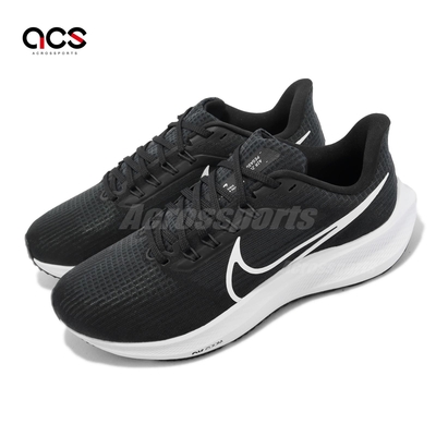 Nike 慢跑鞋 Air Zoom Pegasus 39 4E 男鞋 黑 超寬楦頭 路跑 支撐 經典 運動鞋 DM0174-001