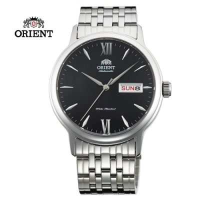 ORIENT 東方錶 Classic Design系列簡約腕錶鋼帶款SAA05003B黑色-40mm