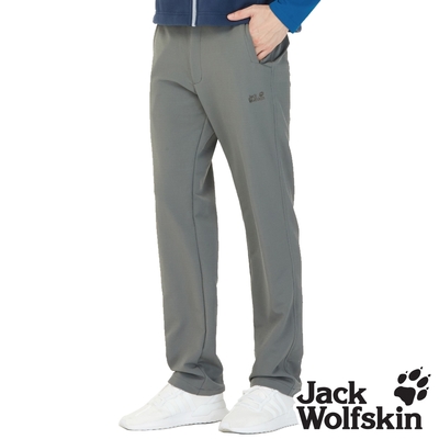 【Jack wolfskin 飛狼】男 防撥水彈性休閒褲 登山褲『灰』