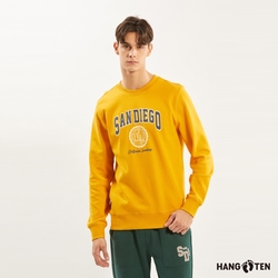 Hang Ten-男裝-雙面棉保暖聖地牙哥大學T-黃