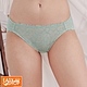 EASY SHOP-蕾絲高衩露臀三角內褲-顯白氣質綠 product thumbnail 1