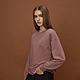 GIORDANO 女裝輕磨毛大學TEE - 28 棕灰紅 product thumbnail 1