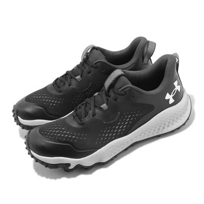 Under Armour 越野跑鞋 Charged Maven Trail 男鞋 黑 灰 緩震 路跑 運動鞋 UA 3026136002